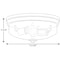 Progress Lighting Blakely Collection Two-Light 13-5/8" Flush Mount P350121-009 - alternate 5